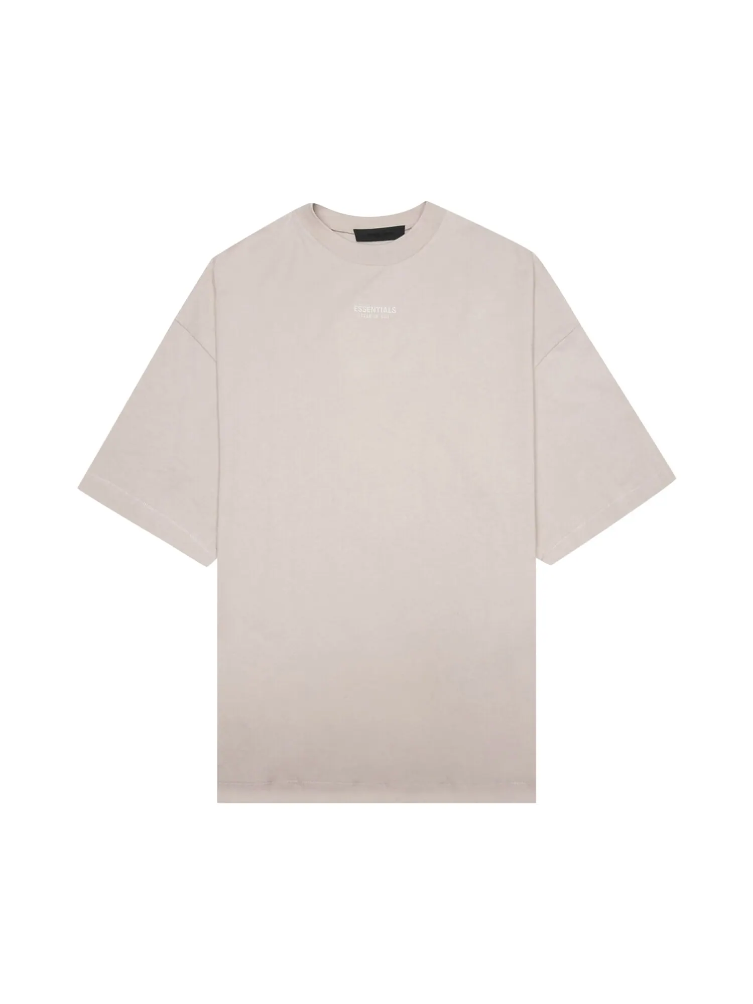 Футболка Fear of God Essentials свободного кроя с логотипом — изображение 1 из 2, серебристый