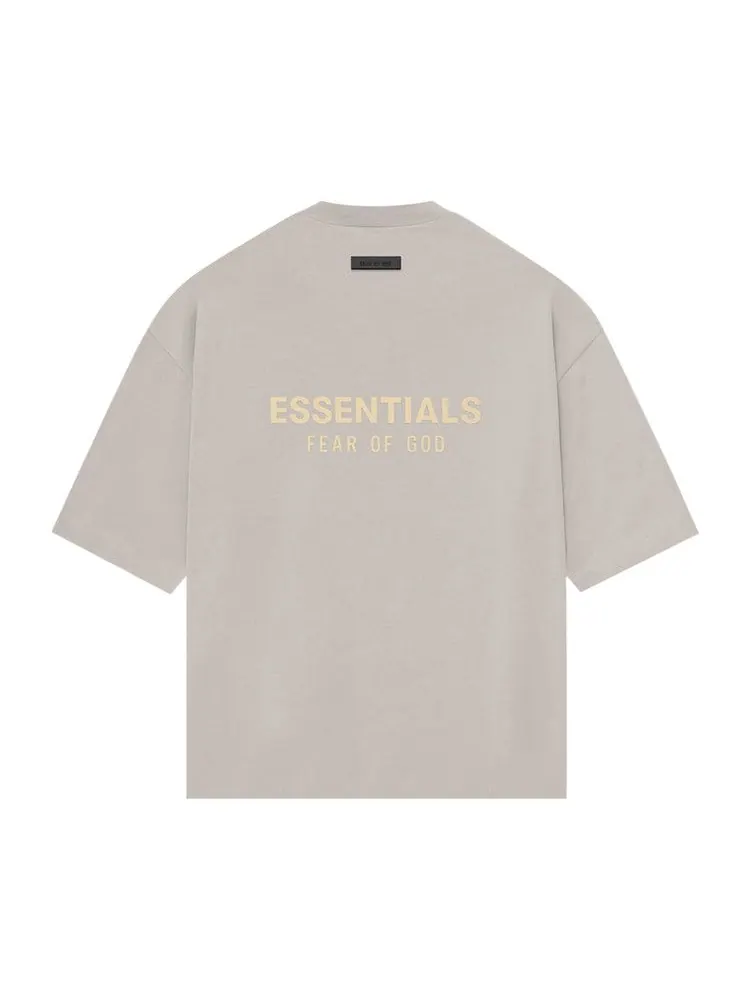 Топ Fear of God Essentials V-Neck — изображение 2 из 2, серебристый