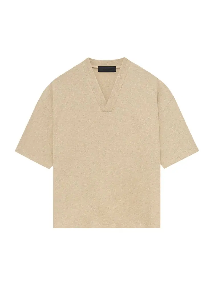 Топ Fear of God Essentials V-Neck — изображение 1 из 2, золотистый