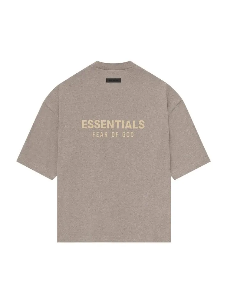 Топ Fear of God Essentials V-Neck, Core Heather — изображение 2 из 2, коричневый