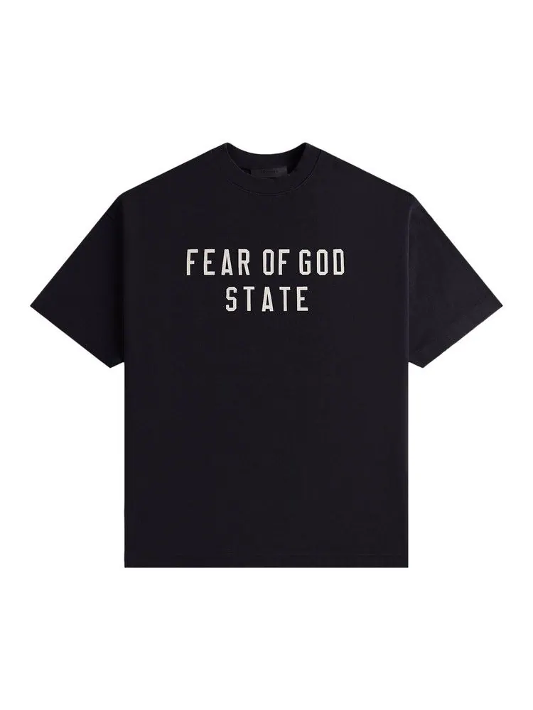 Футболка Fear of God Essentials Heavy Crewneck Tee — изображение 1 из 2, черный