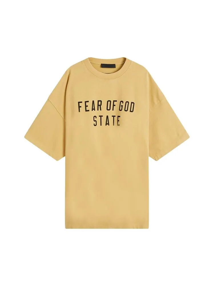 Футболка Fear of God Essentials Heavy Crewneck Tee Amber — изображение 1 из 1