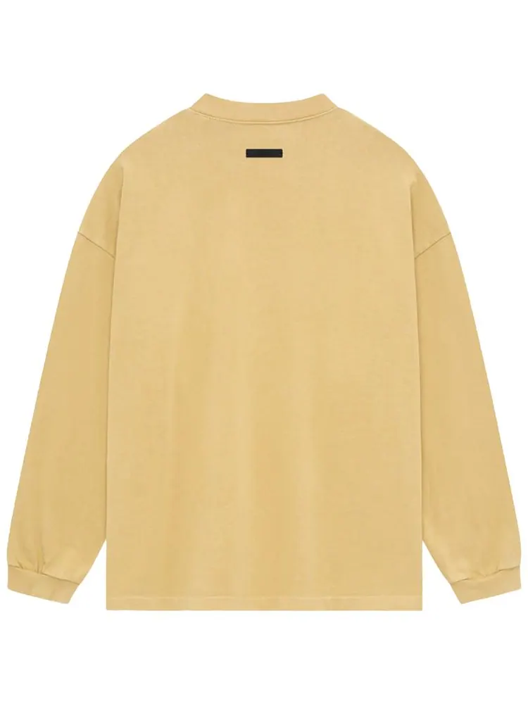 Футболка Fear of God Essentials Heavy Long-Sleeve Tee 'Amber' — изображение 2 из 2, янтарный