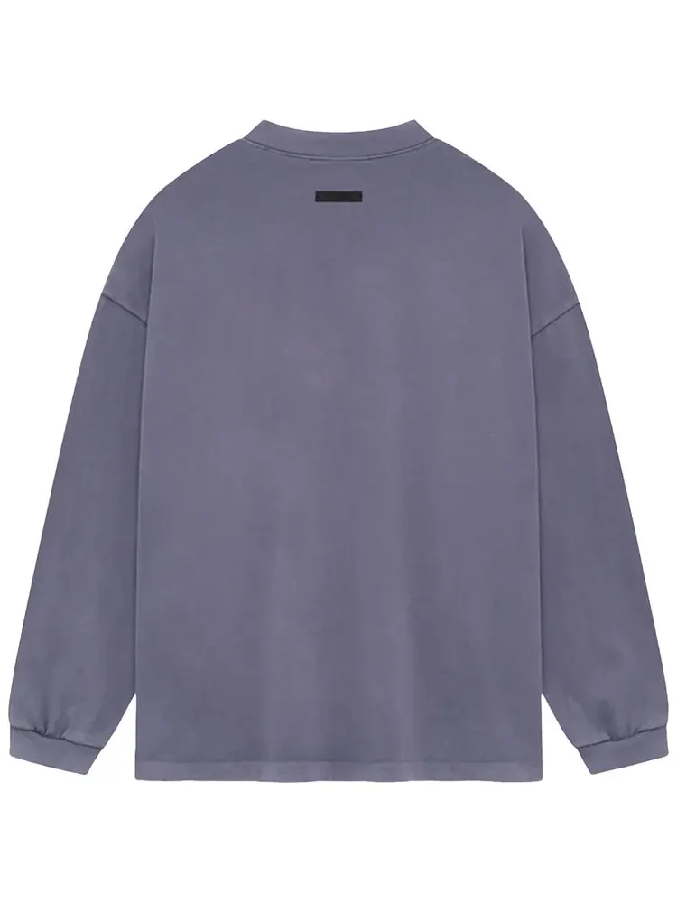 Футболка Fear of God Essentials Heavy Long-Sleeve Tee 'Lavender' — изображение 2 из 2, фиолетовый