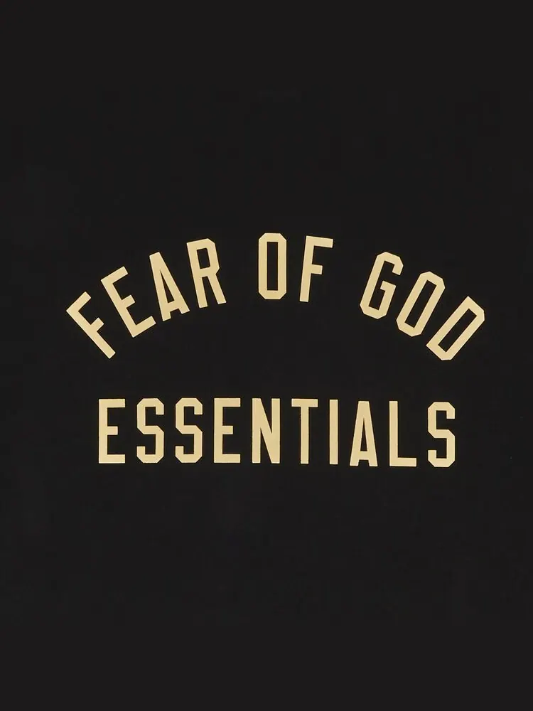 Футболка Fear of God Essentials Jersey Crewneck Tee Black — изображение 3 из 3, черный