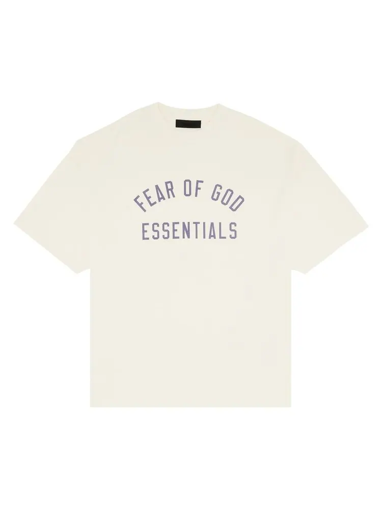 Футболка Fear of God Essentials Jersey Crewneck Tee Shell — изображение 1 из 3, кремовый