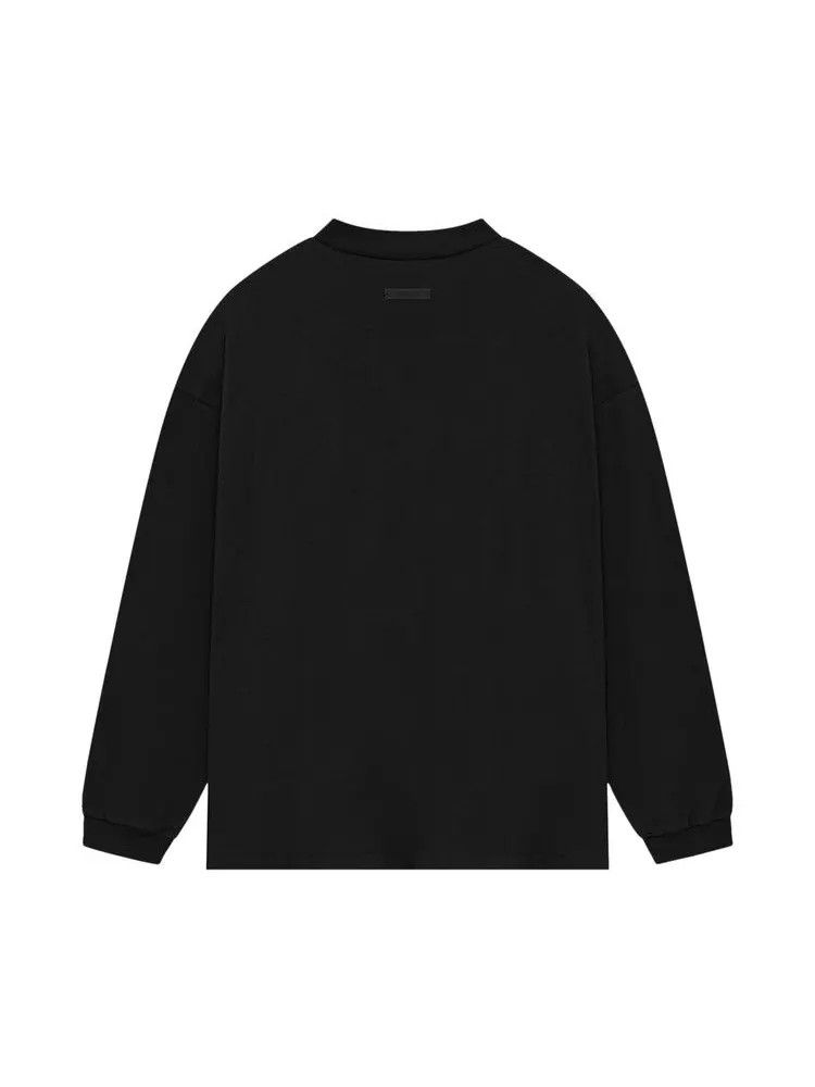 Футболка Fear of God Essentials Jersey Long-Sleeve Tee — изображение 2 из 2, черный