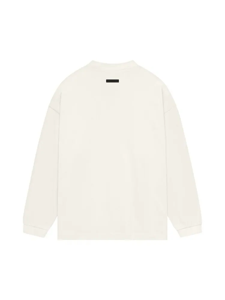 Футболка Fear of God Essentials Jersey Long-Sleeve Tee Shell — изображение 2 из 2, кремовый