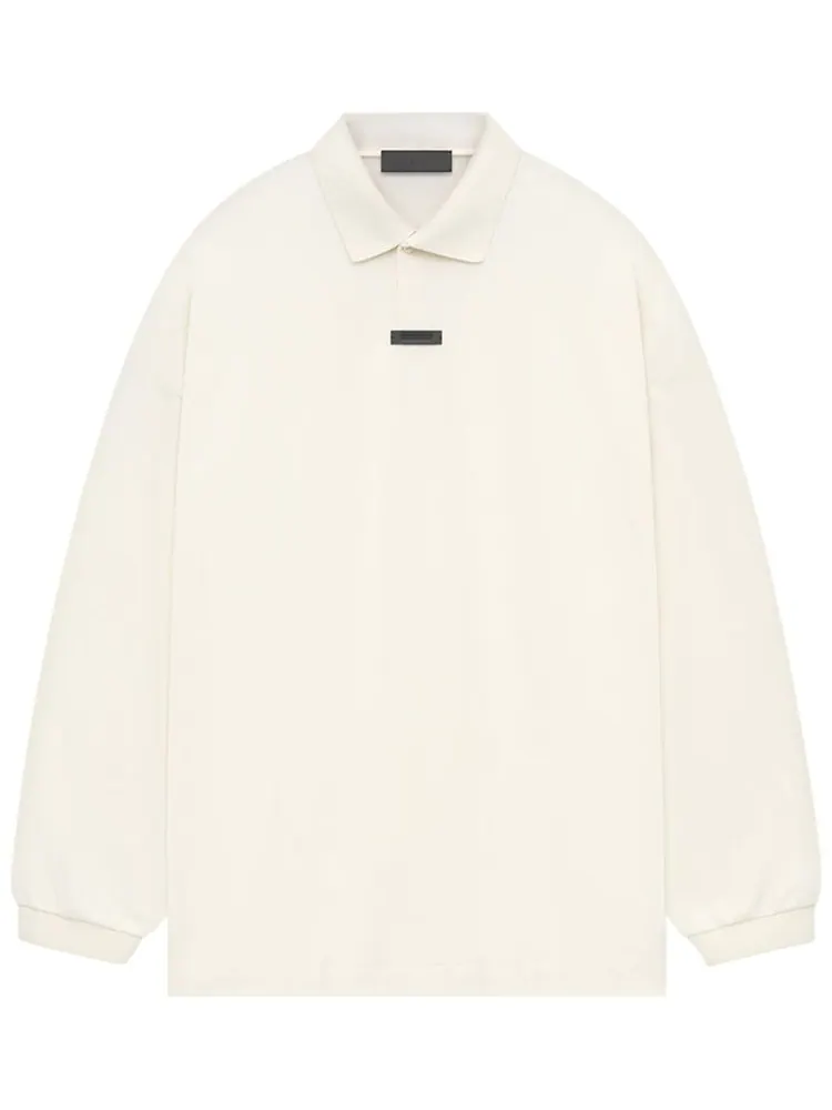 Поло Fear of God Essentials Pique Long-Sleeve Polo 'Shell' — изображение 1 из 2, раковина
