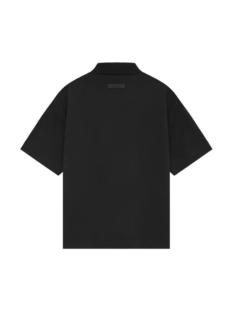 Поло Fear of God Essentials Pique Polo — изображение 2 из 2, черный