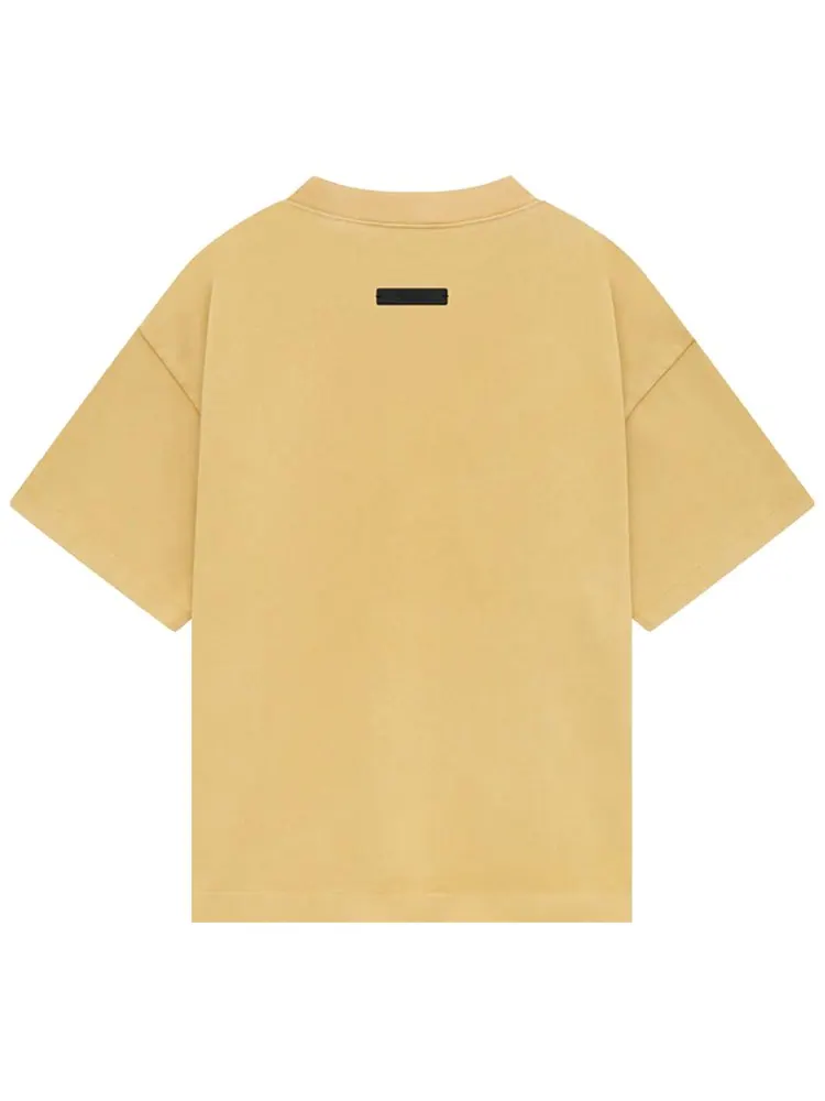 Футболка Fear of God Essentials Tri-Blend Crewneck Tee 'Amber' — изображение 2 из 2, янтарный