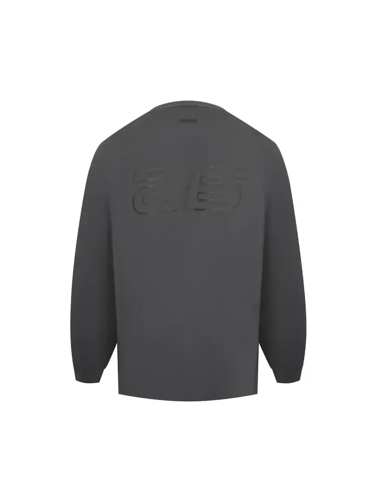 Футболка с длинными рукавами Fear of God Essentials 90s — изображение 2 из 2, серый