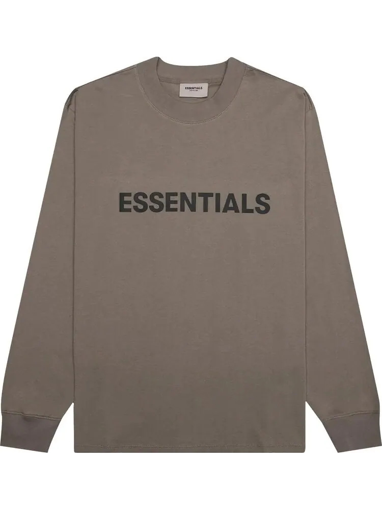 Лонгслив Fear of God Essentials Long-Sleeve Tee 'Taupe' — изображение 1 из 1, загар