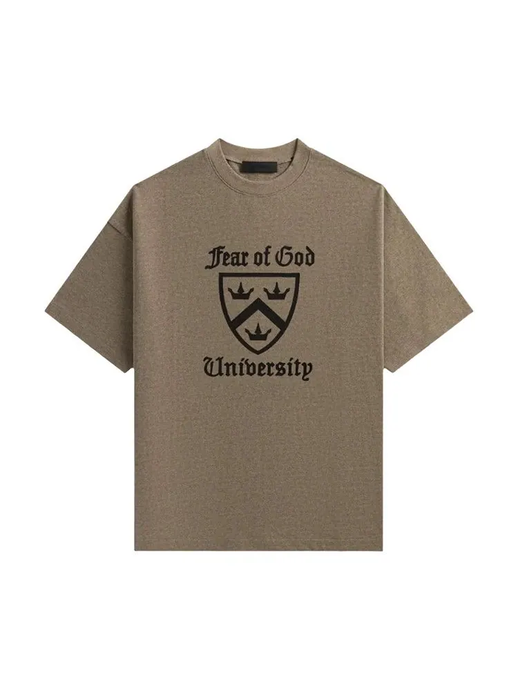 Футболка Fear of God Essentials Heavy Crewneck Tee — изображение 1 из 1, серый