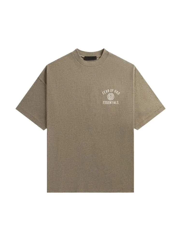 Футболка Fear of God Essentials Jersey Crewneck Tee — изображение 1 из 1, серый