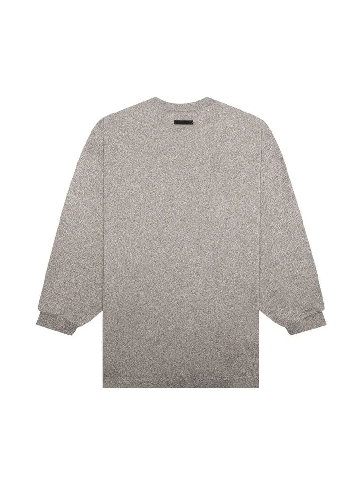 Футболка Fear of God Essentials Jersey Long-Sleeve Tee — изображение 2 из 2, серый