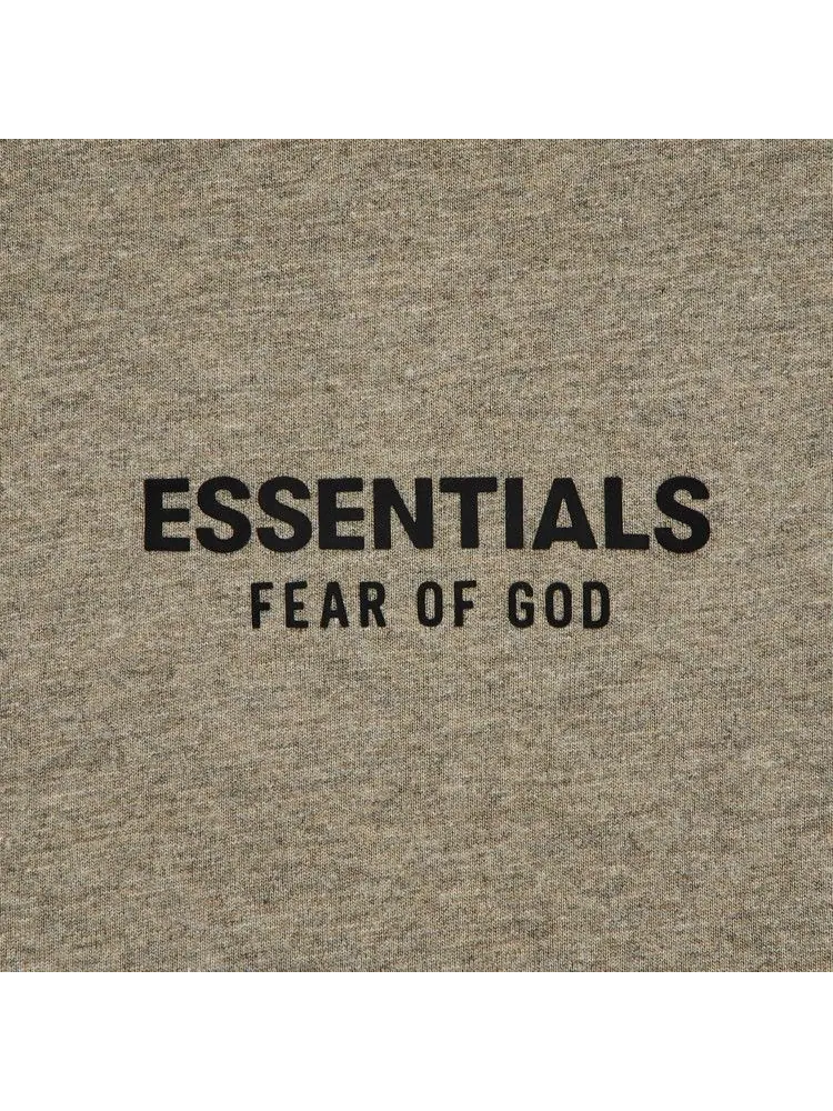 Рубашка Fear of God Essentials Jersey Long-Sleeve Shirt — изображение 3 из 3, серый