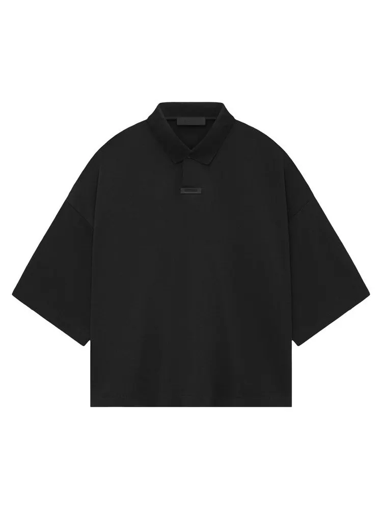 Поло Fear of God Essentials Pique Cropped Polo — изображение 1 из 2, черный