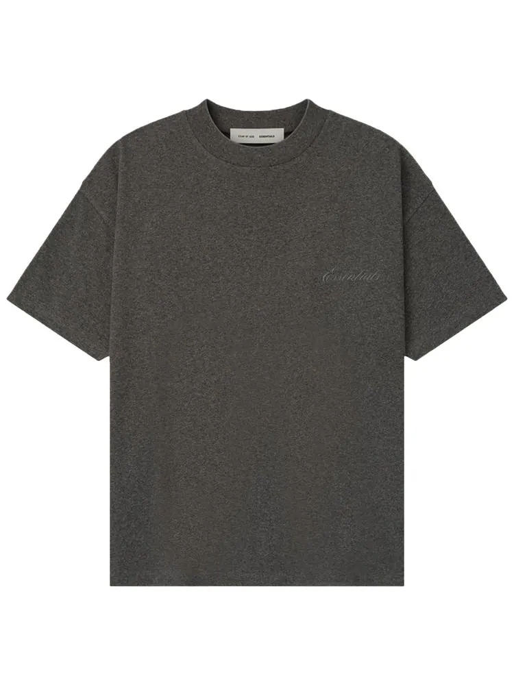 Классическая футболка с коротким рукавом Fear of God Essentials — изображение 1 из 1, серый