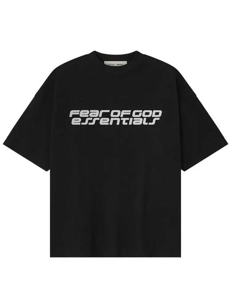 Футболка с коротким рукавом Fear of God Essentials 90-х годов, винтажная — изображение 1 из 1, черный