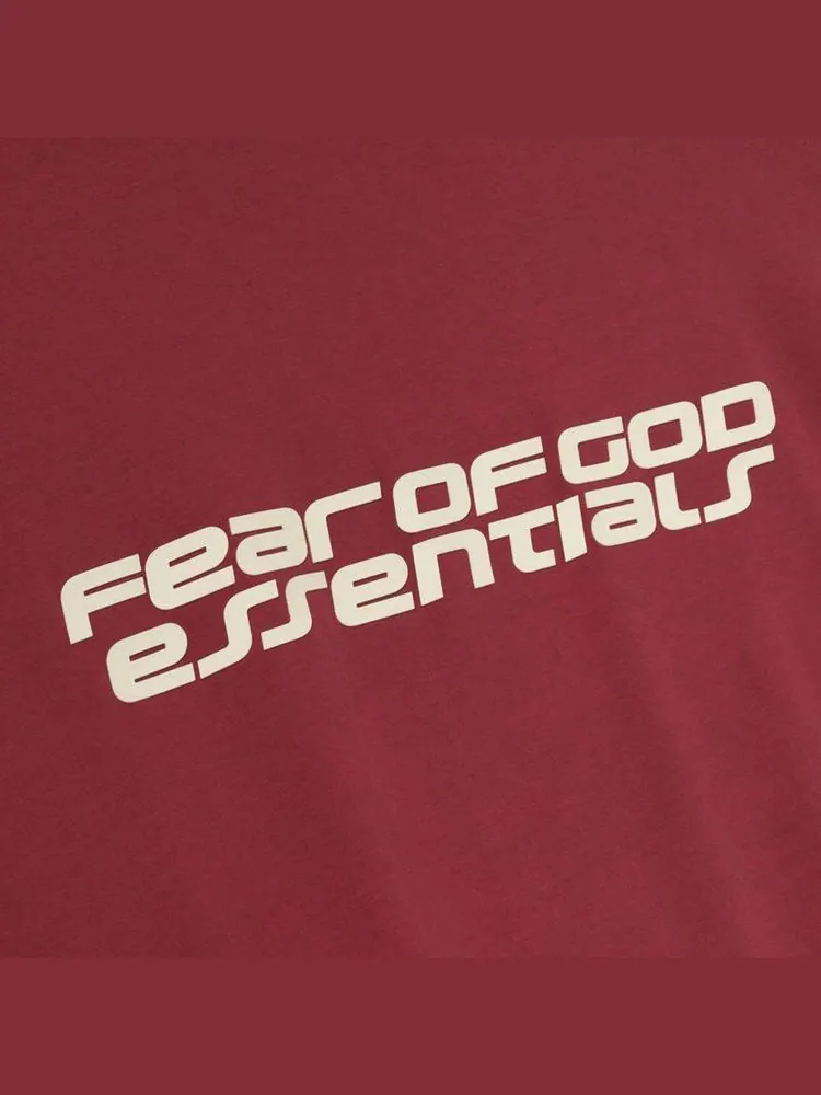 Футболка с длинными рукавами Fear of God Essentials 90-х годов — изображение 3 из 3, красный