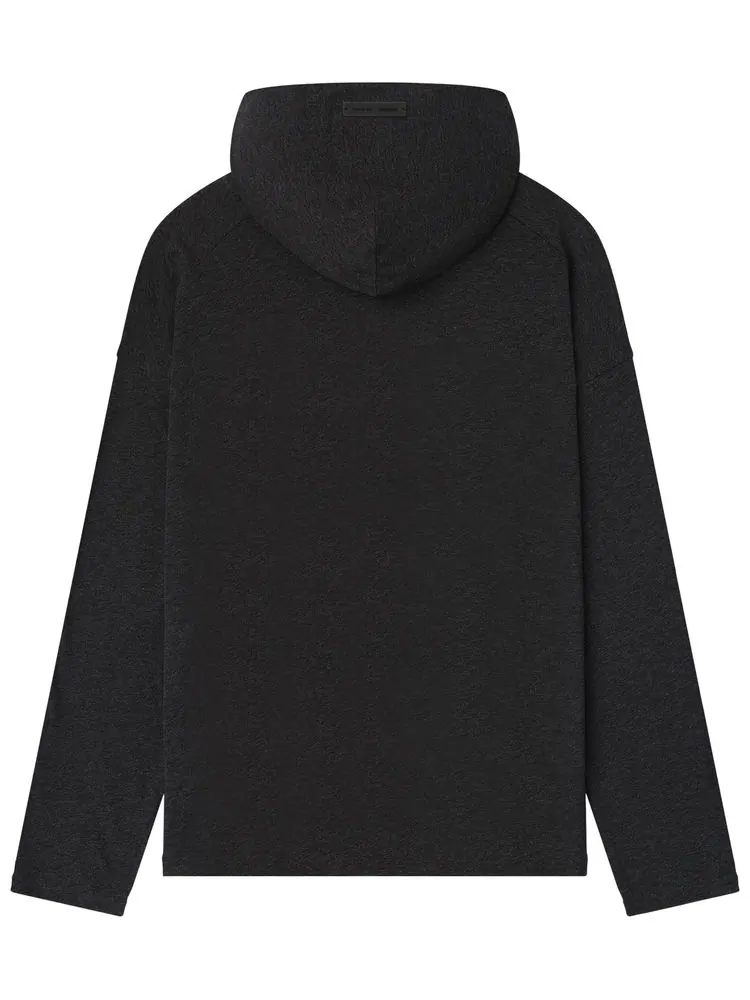Классическая толстовка с капюшоном и длинными рукавами Fear of God Essentials с вышивкой — изображение 2 из 2, черный