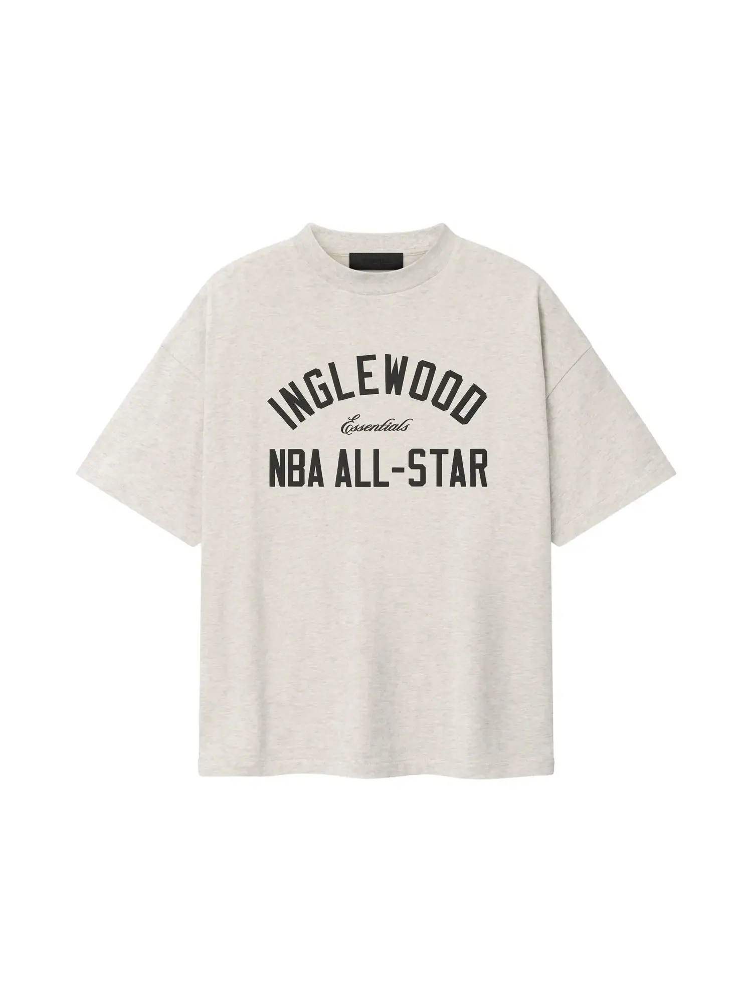 Футболка Fear of God Essentials Inglewood x All Star Weekend Oatmeal Heather — изображение 1 из 2, овсяный