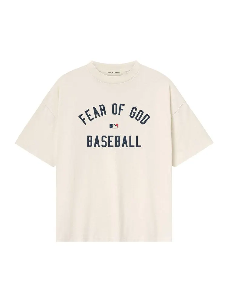 Футболка Fear of God Essentials MLB 90s Tee — изображение 1 из 3, кремовый белый