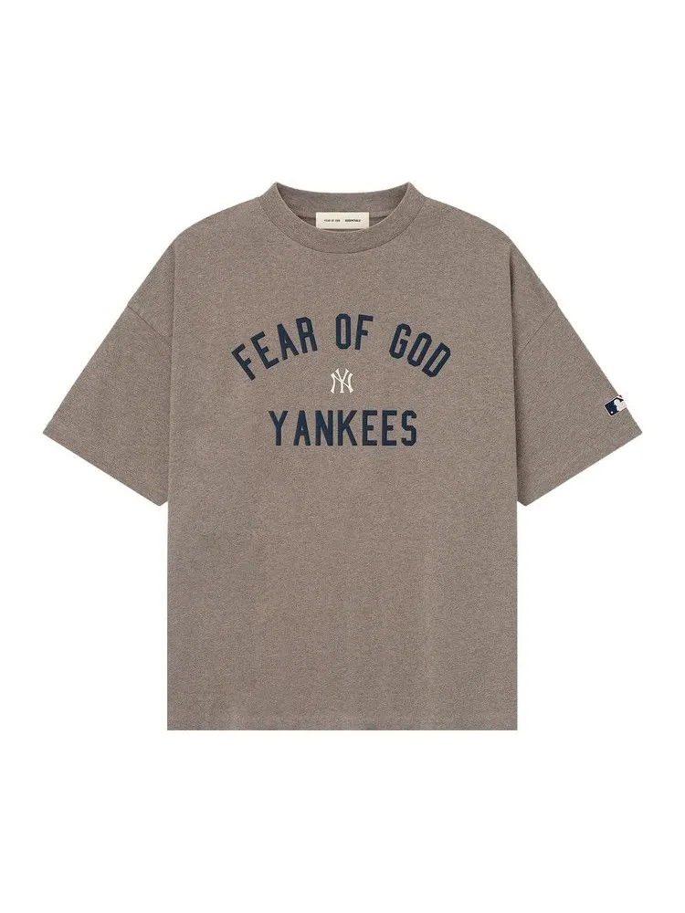 Футболка Fear of God Essentials Yankees 90s Tee, Homestead Heather — изображение 1 из 3, бежевый