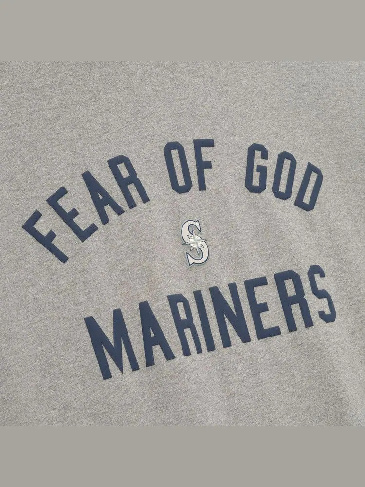Футболка Fear of God Essentials Mariners 90s Tee, Concrete Heather — изображение 3 из 3, серый