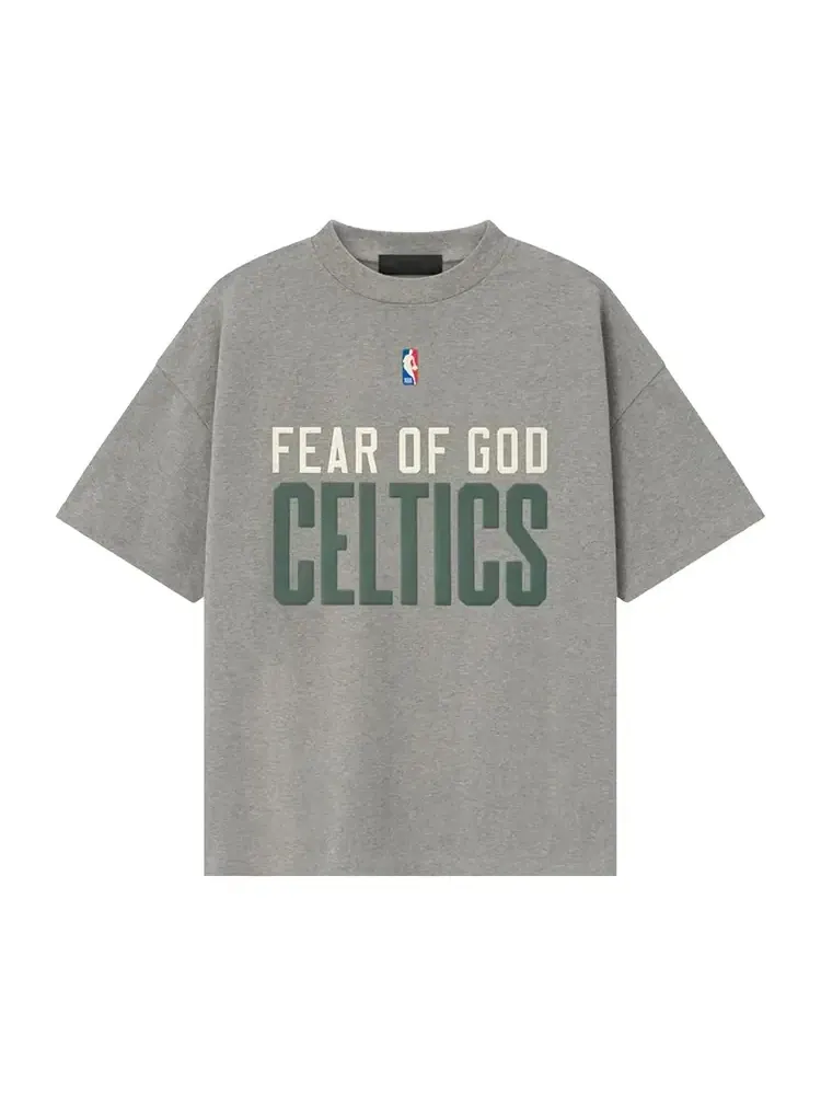 Футболка Fear of God Essentials x NBA Celtics 90 — изображение 1 из 2, серый