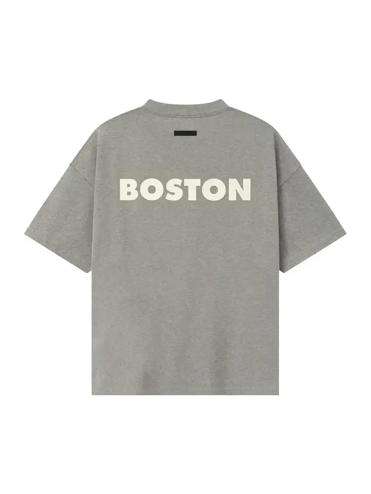 Футболка Fear of God Essentials x NBA Celtics 90 — изображение 2 из 2, серый