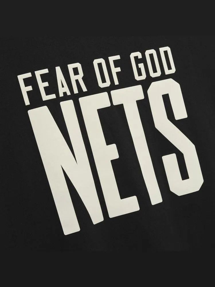 Футболка Fear of God Essentials Nets 90s Tee — изображение 3 из 3, черный