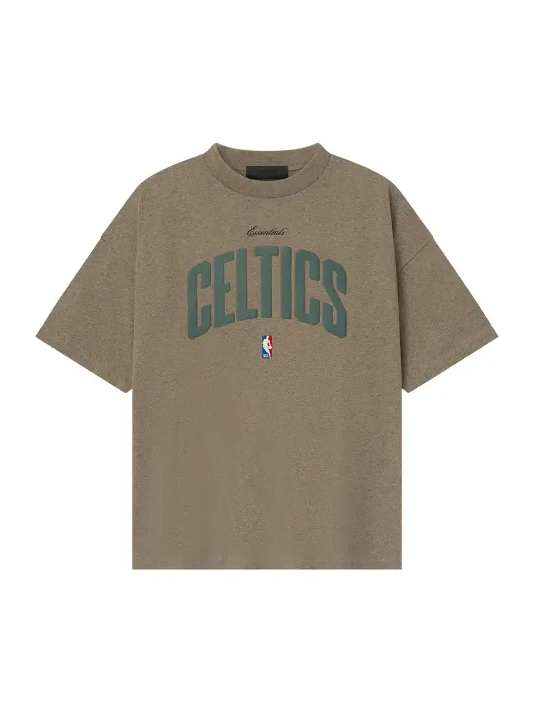 Футболка Fear of God Essentials NBA Celtics 90s — изображение 1 из 2, серый