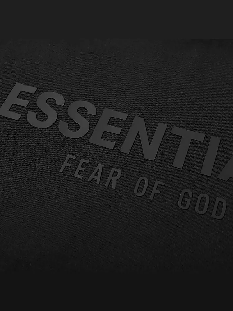 Футболка Fear of God Essentials T-Shirt 'Black' — изображение 2 из 2, черный