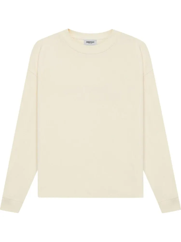 Лонгслив Fear of God Essentials Long-Sleeve Tee 'Buttercream' — изображение 1 из 2, бежевый