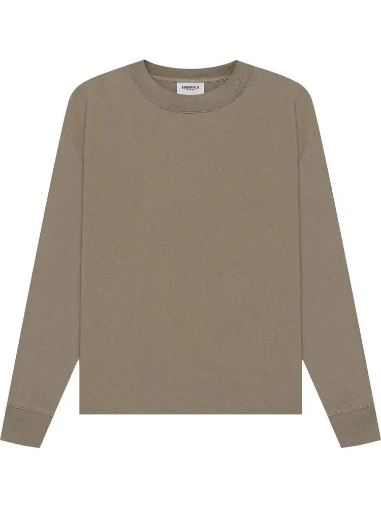Лонгслив Fear of God Essentials Long-Sleeve Tee 'Taupe' — изображение 1 из 2, загар
