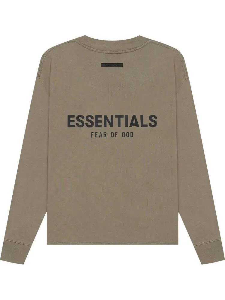 Лонгслив Fear of God Essentials Long-Sleeve Tee 'Taupe' — изображение 2 из 2, загар