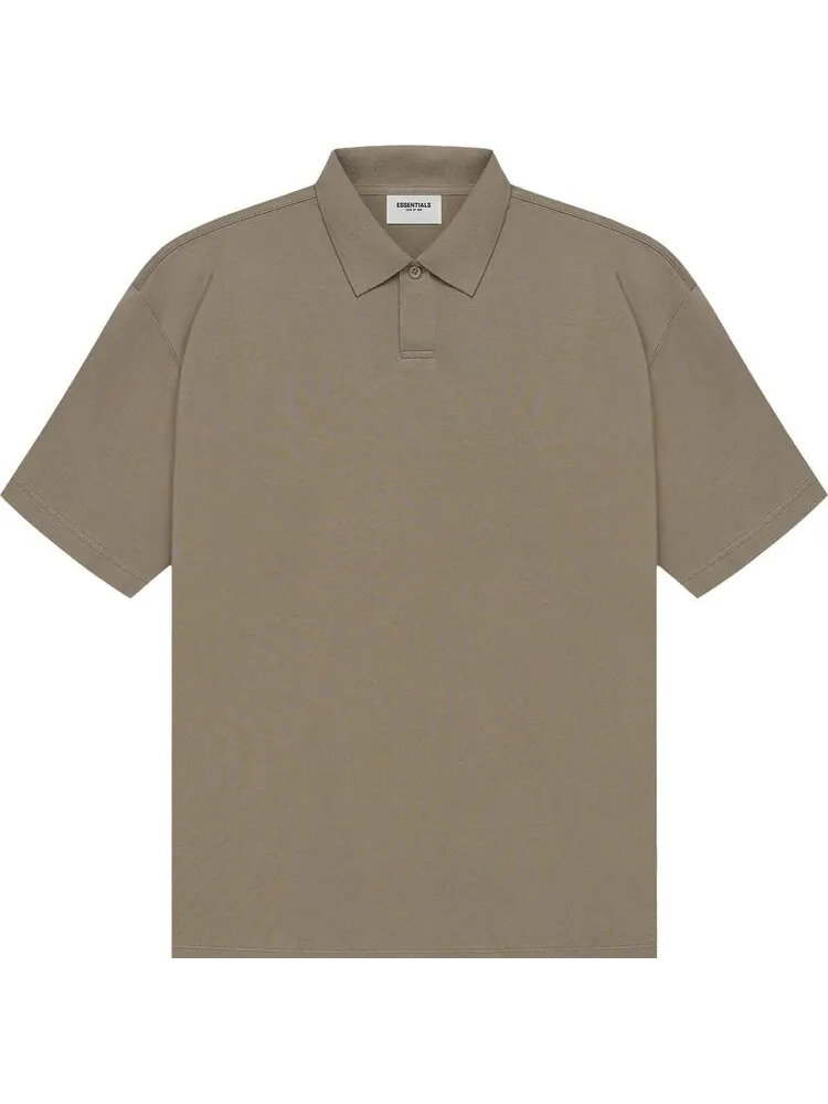 Футболка Fear of God Essentials Short-Sleeve Polo 'Taupe' — изображение 1 из 2, загар