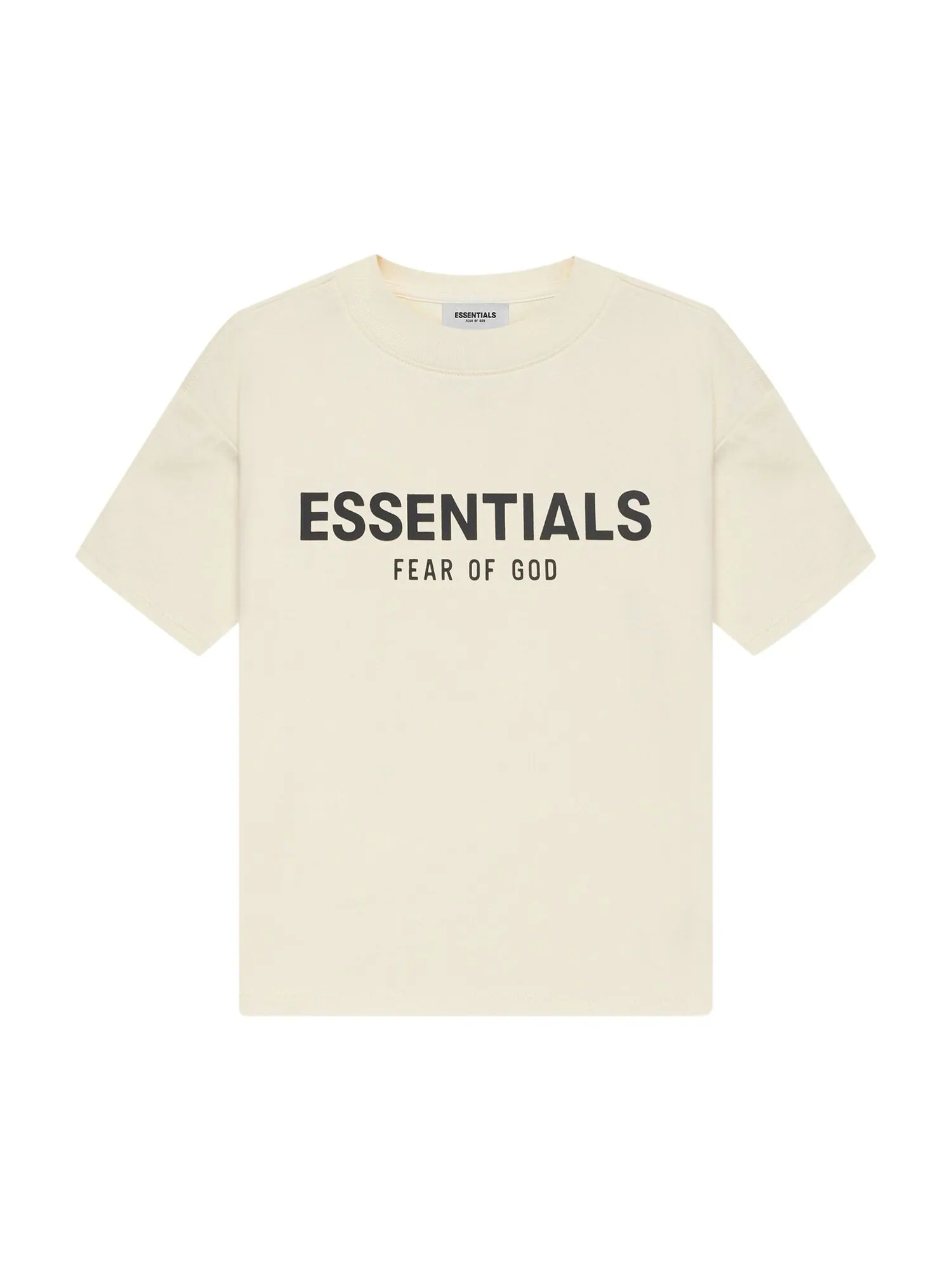Детская футболка с короткими рукавами Fear of God Essentials — изображение 1 из 2, кремовый