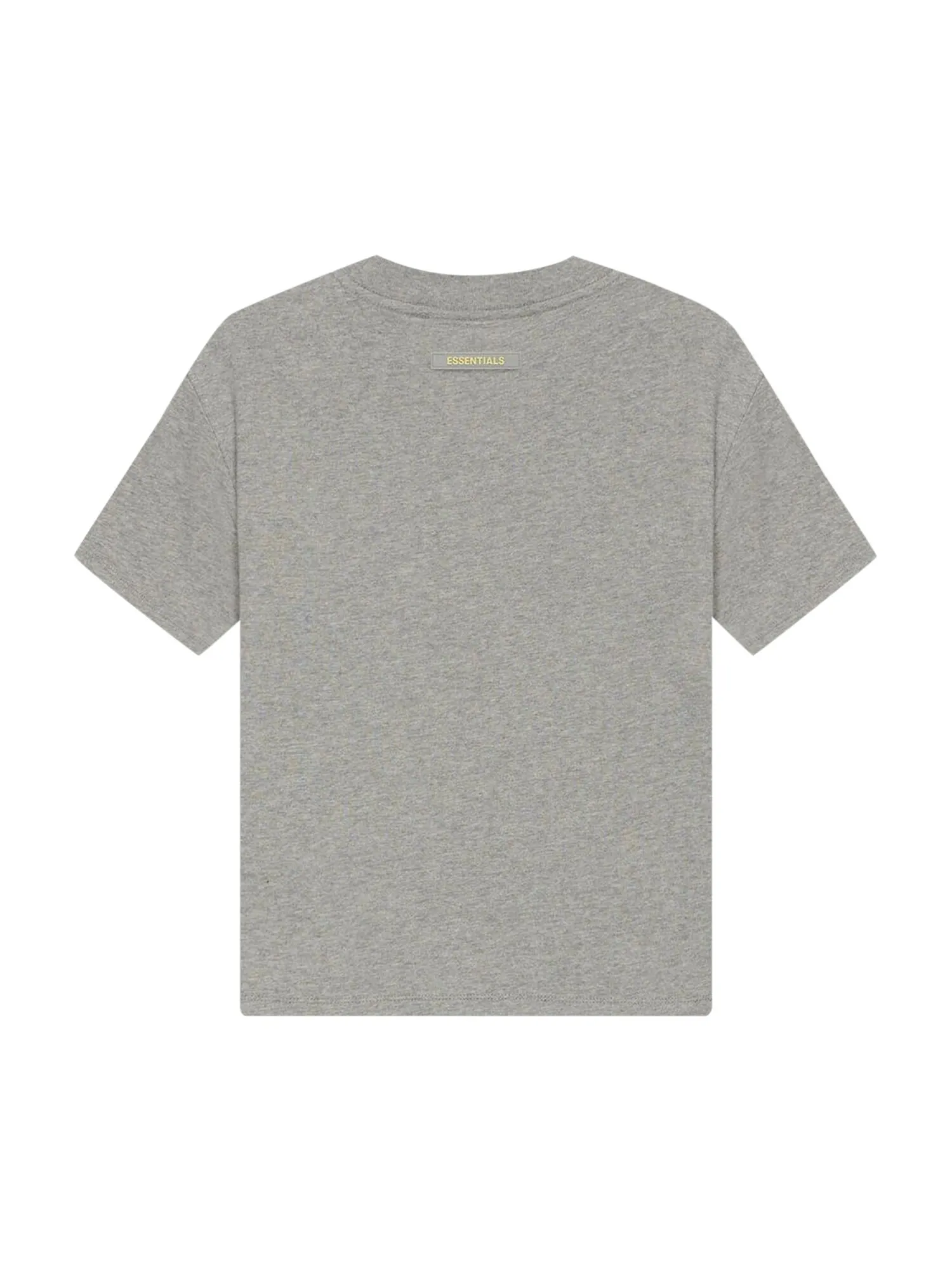 Детская футболка с короткими рукавами Fear of God Essentials Dark Heather Oatmeal — изображение 2 из 2, овсяный