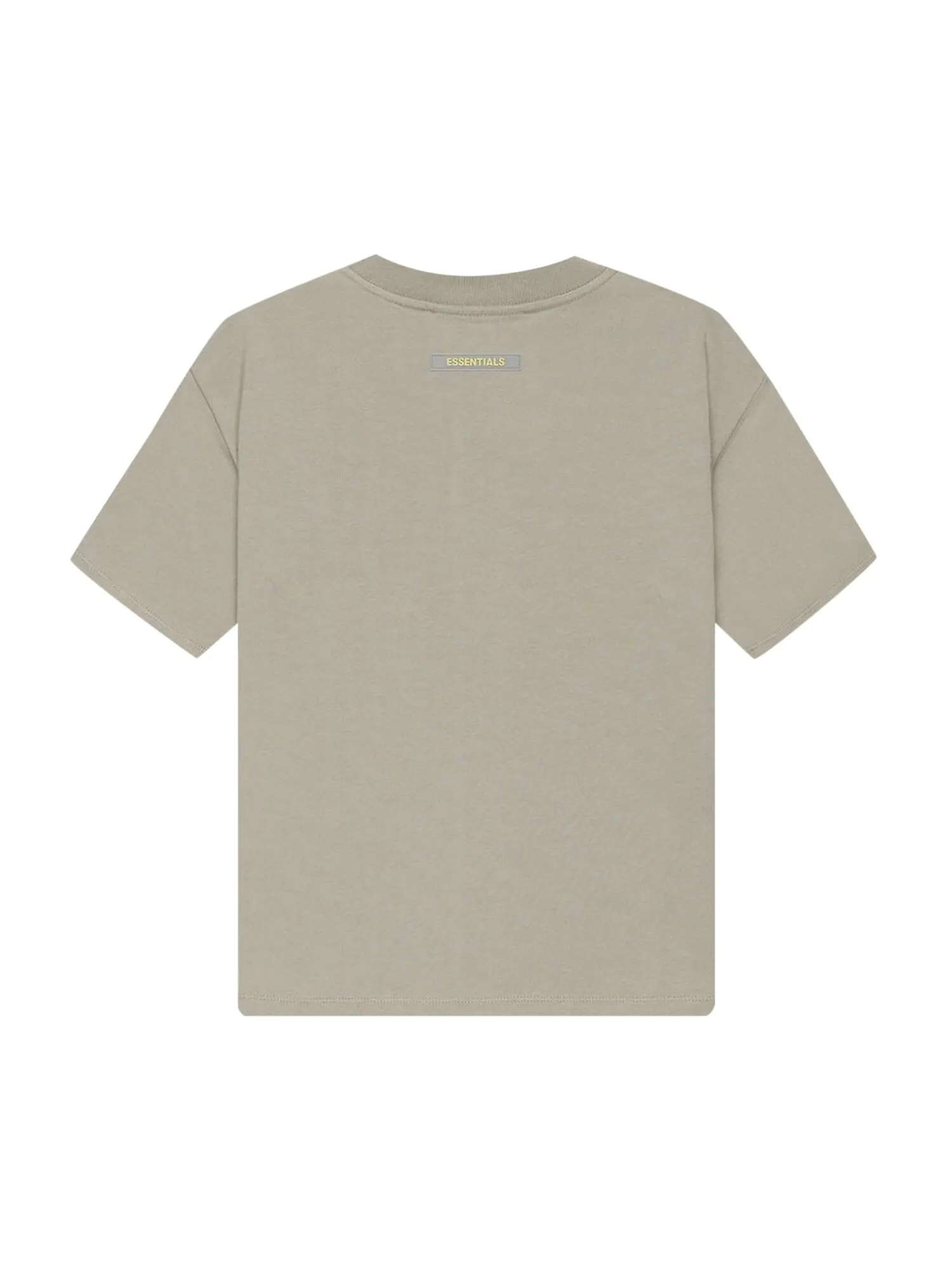Детская футболка с короткими рукавами Fear of God Essentials, цвет Мосс — изображение 2 из 2