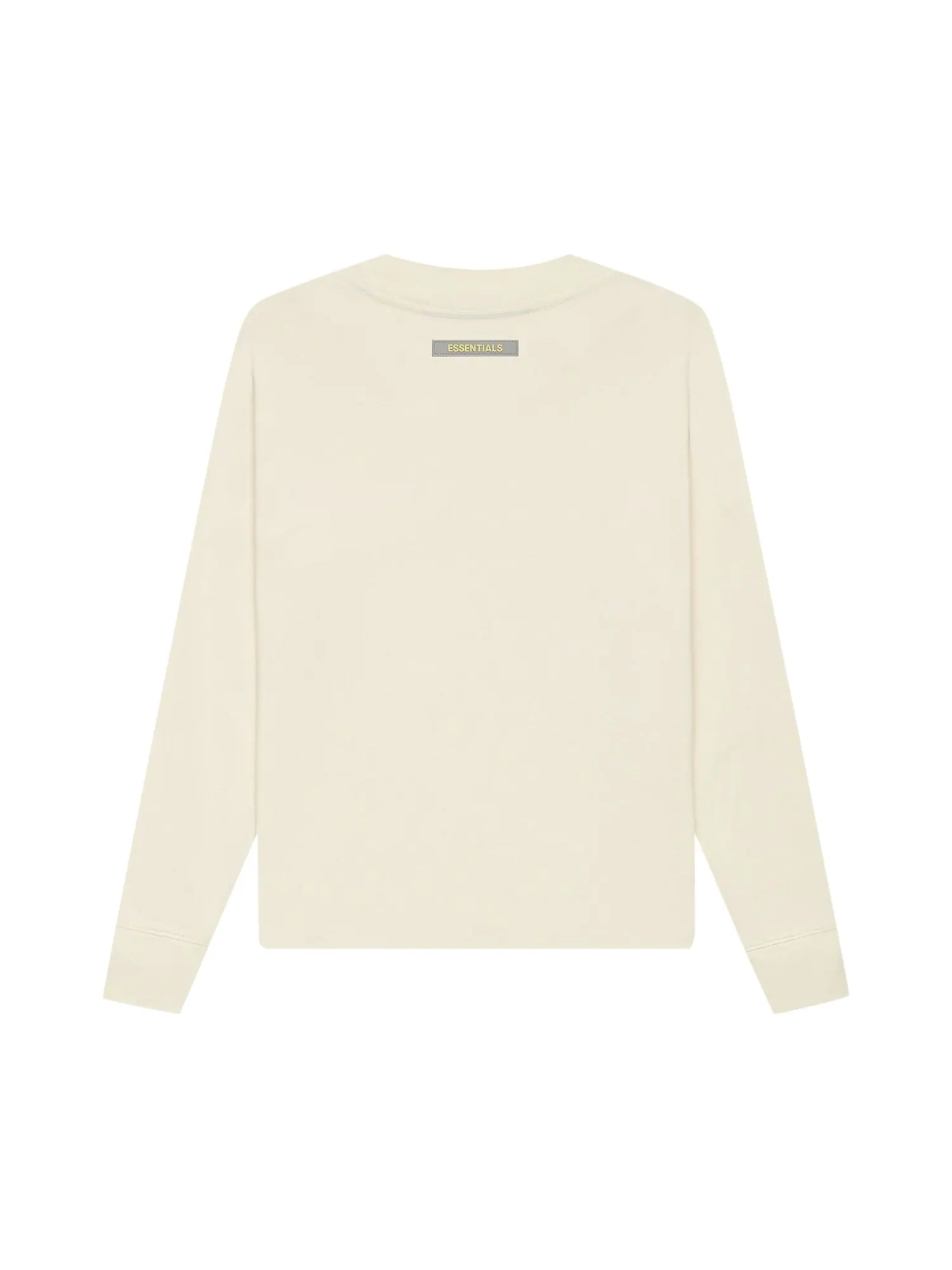 Детская футболка с длинными рукавами Fear of God Essentials — изображение 2 из 2, кремовый