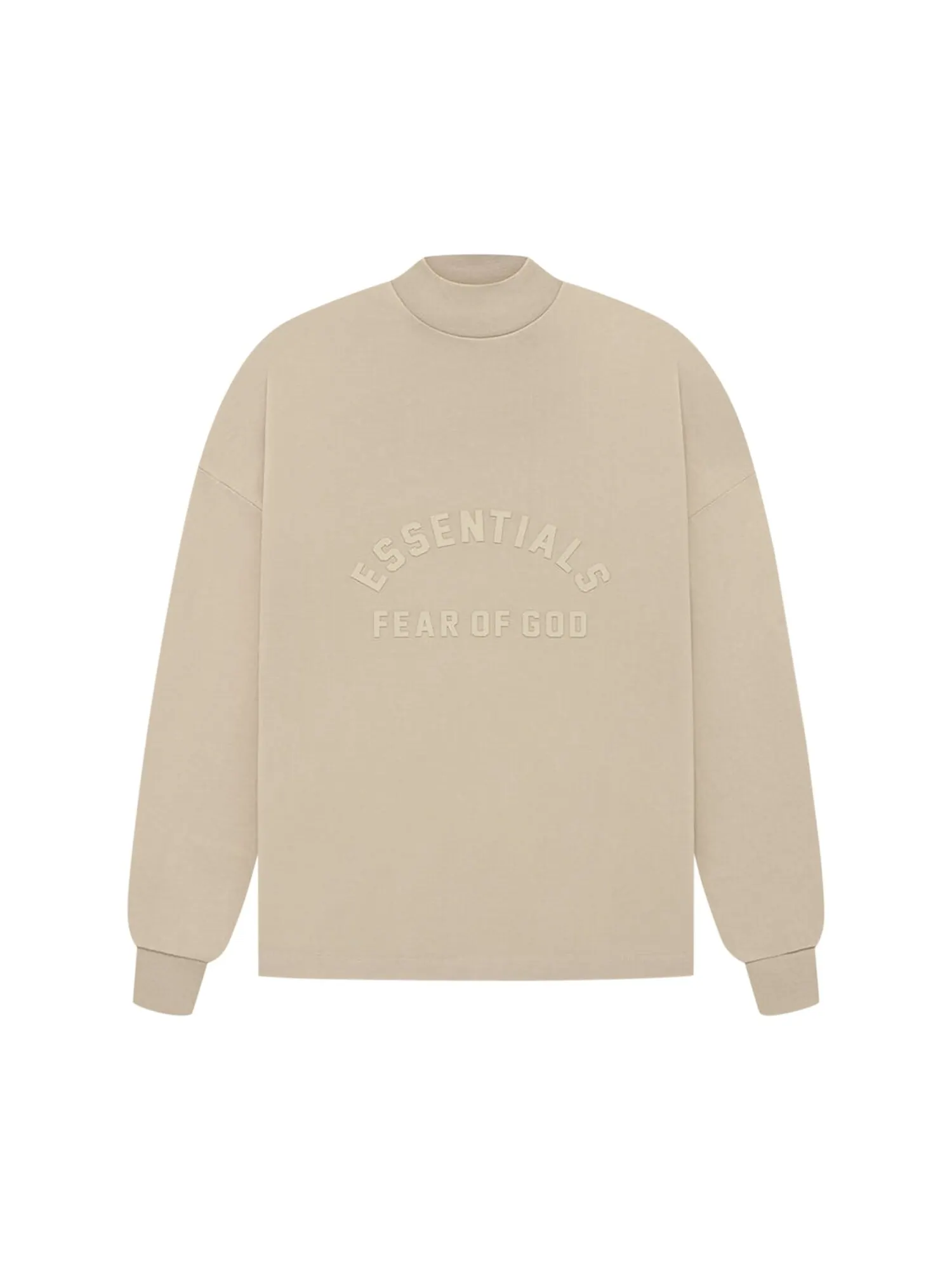 Футболка с длинными рукавами Fear of God Essentials — изображение 1 из 2, бежевый