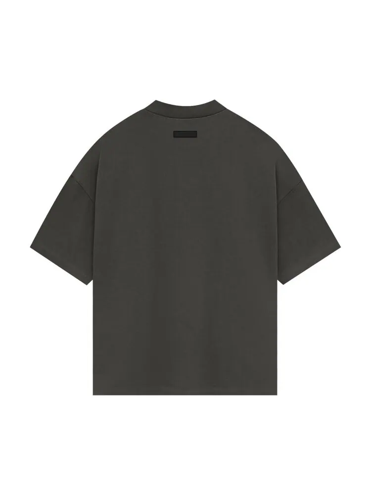 Футболка Fear of God Essentials Heavy Jersey Short-Sleeve 'Ink' — изображение 2 из 2, черный