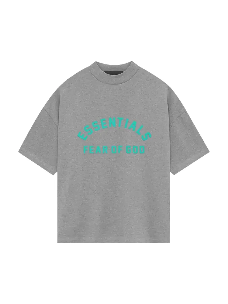 Футболка Fear of God Essentials Heavy Jersey — изображение 1 из 2, серый