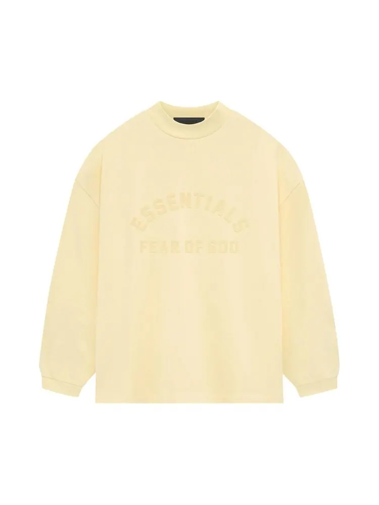 Футболка Fear Of God Essentials Fear of God Essentials Long-Sleeve 'Garden Yellow' — изображение 2 из 3, желтый