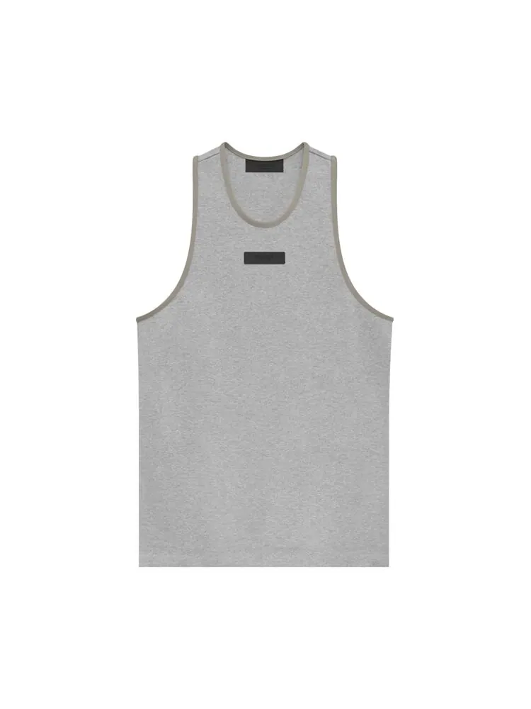 Топ Fear Of God Essentials Fear of God Essentials Heavy Jersey Tank Top — изображение 1 из 2, серый