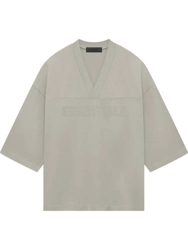 Футболка Fear of God Essentials Heavy Jersey Football 'Seal' — изображение 1 из 2, серый