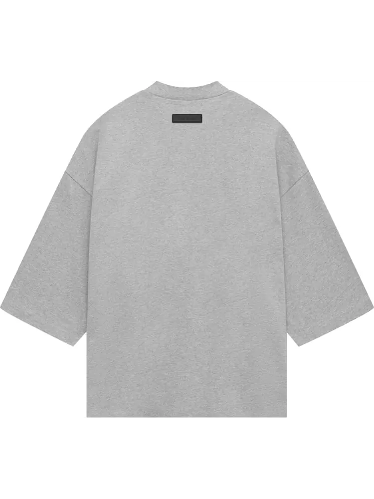 Футболка Fear of God Essentials Heavy Jersey Football 'Light Heather Grey' — изображение 2 из 2, серый